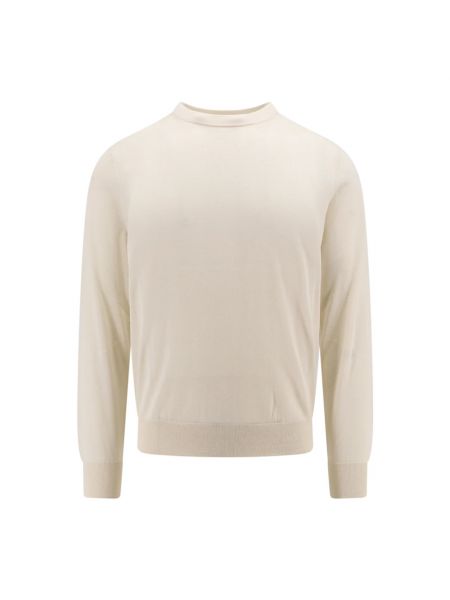Dzianinowy sweter Corneliani biały