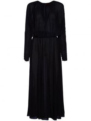 Průsvitné šaty La Doublej černé