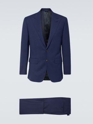 Vlněný oblek Thom Sweeney modrý