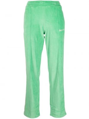 Teplákové nohavice s výšivkou Sporty & Rich zelená