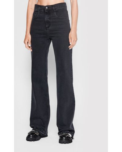 N°21 Farmer 22I N2M0 2301 0023 Fekete Relaxed Fit N°21