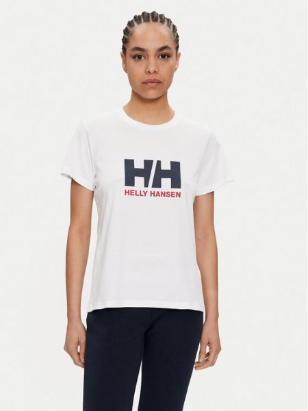 Priliehavé tričko Helly Hansen biela