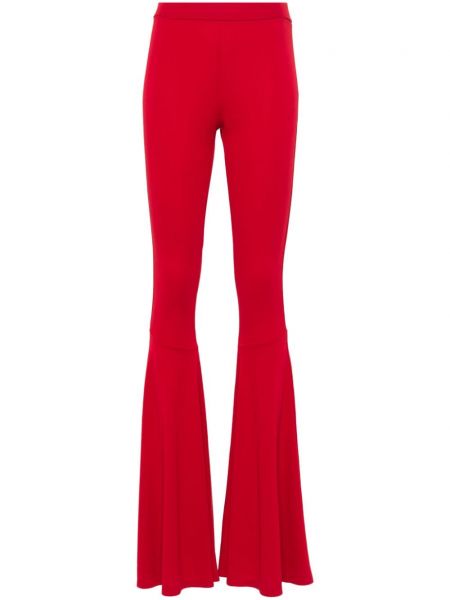 Pantalon taille haute large The Andamane rouge