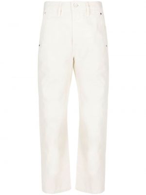 Rovné kalhoty Lemaire bílé