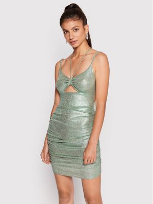Κοκτέιλ φόρεμα Guess πράσινο