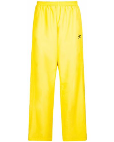 Νάιλον παντελόνι Balenciaga κίτρινο