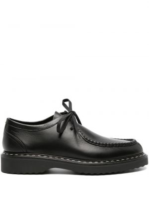Pantofi loafer cu șireturi din dantelă Bally negru