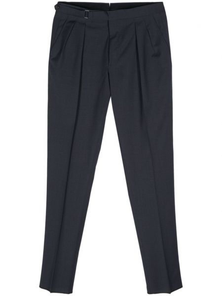 Pantalons moulants slim Canali bleu