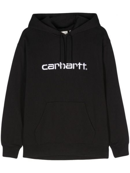 Broderet hættetrøje Carhartt Wip sort