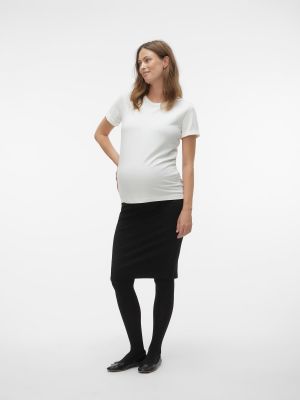 Jupe mi-longue Vero Moda Maternity noir