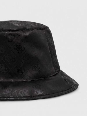 Oboustranný klobouk Guess černý