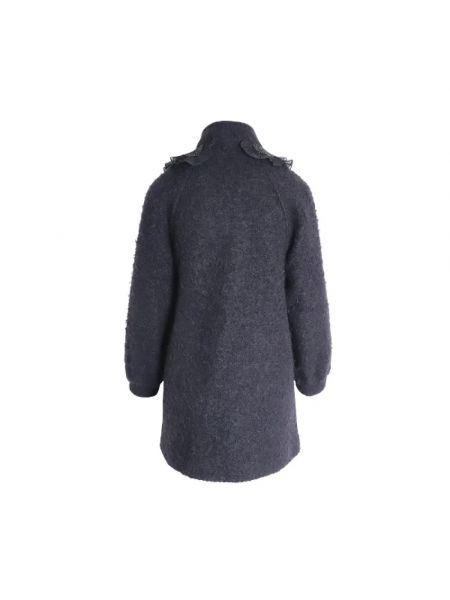 Abrigo de lana Valentino Vintage negro