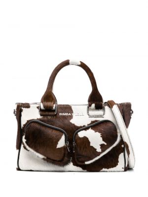Δερμάτινη τσάντα shopper με σχέδιο Bimba Y Lola