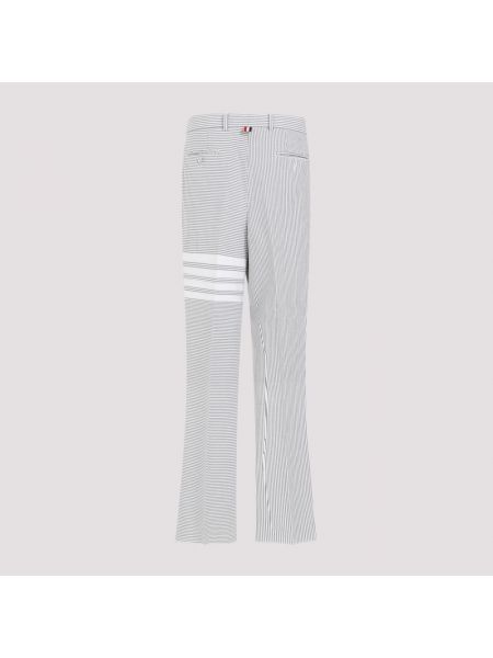 Spodnie relaxed fit Thom Browne szare