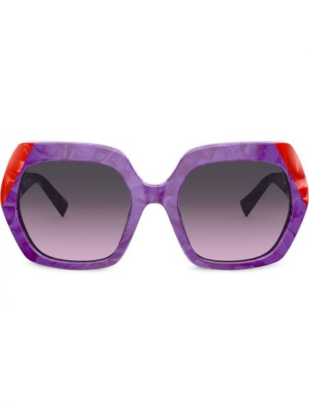 Oversized sončna očala Alain Mikli vijolična