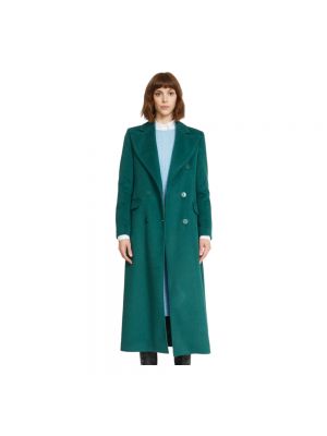 Dwurzędowy płaszcz Silvian Heach zielony