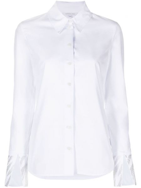 Памучна риза Patrizia Pepe бяло