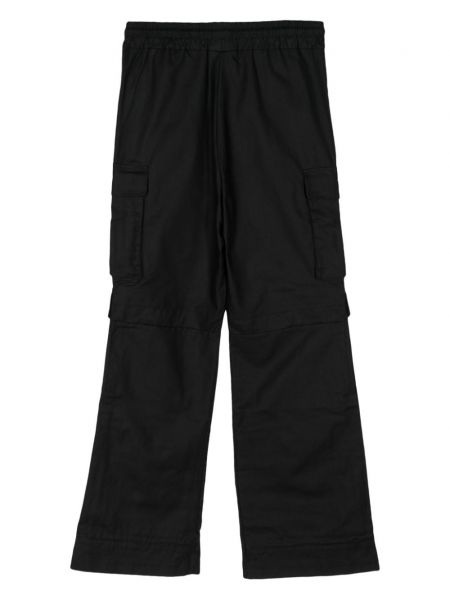 Spodnie cargo bawełniane Mauna Kea czarne