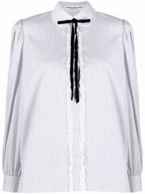 Camisa a rayas Alessandra Rich blanco