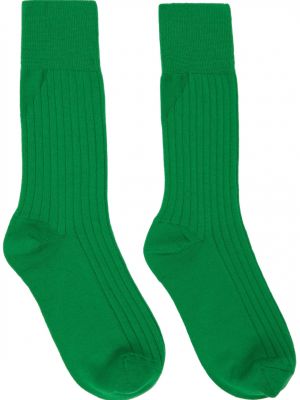 Зеленые кашемировые носки Bottega Veneta