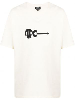 Camiseta A.p.c. amarillo