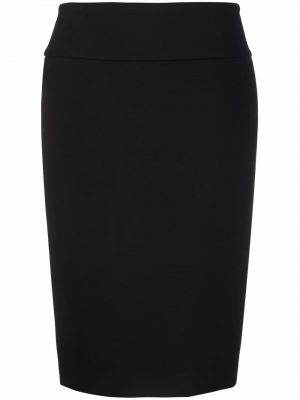Falda de tubo ajustada de cintura alta Peserico negro