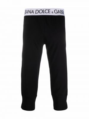 Pantalones con estampado Dolce & Gabbana negro