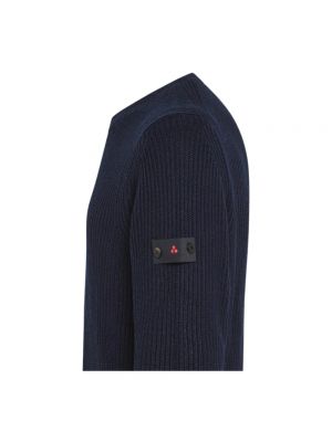 Sweter w paski z okrągłym dekoltem Peuterey czarny