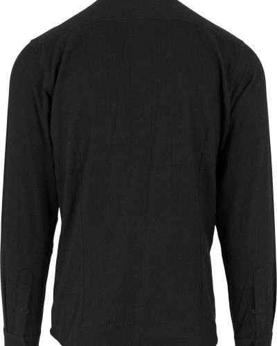 Фланелена карирана риза Urban Classics черно