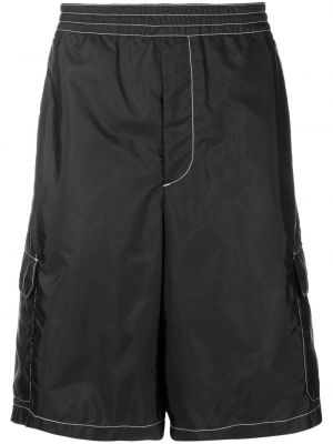 Cargo shorts Prada svart