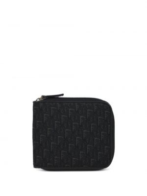 Πορτοφόλι με φερμουάρ Christian Dior μαύρο