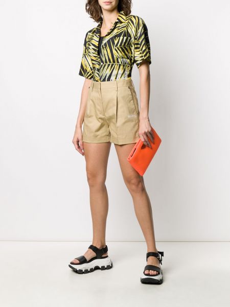 Shorts taille haute Off-white blanc