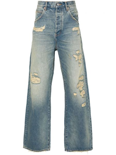 Distressed jeans mit normaler passform Purple Brand