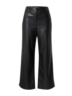 Широки панталони тип „марлен“ Warehouse черно
