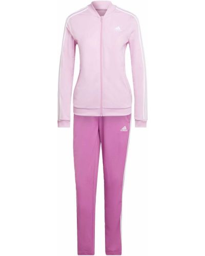 Pruhovaný oblek Adidas Sportswear fialová