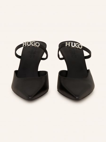 Klapki mules Hugo czarne