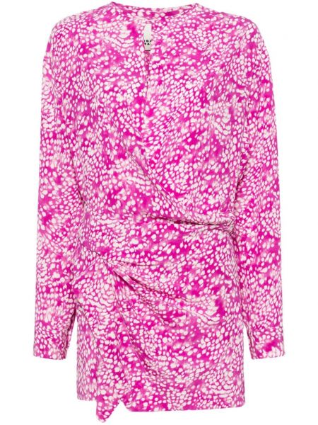 Nauhallinen mekko Isabel Marant pinkki