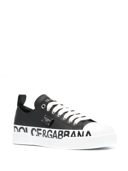 Leder sneaker Dolce & Gabbana