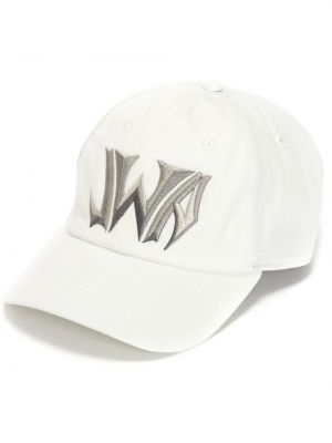 Brodert cap Jw Anderson hvit