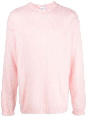 Пуловер от мохер Family First розово
