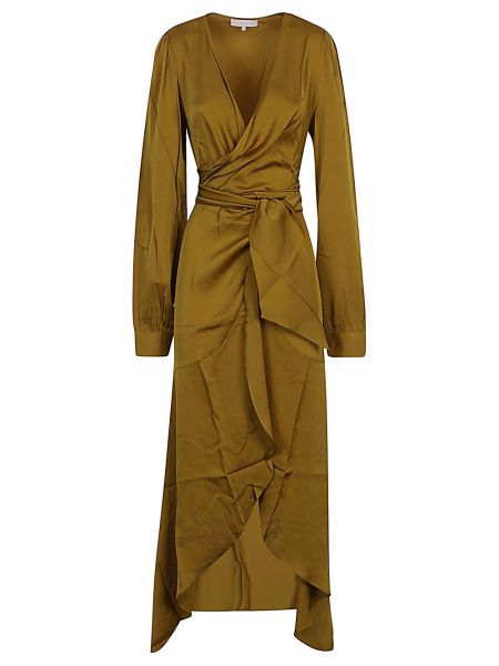 Vestito lungo di seta Silk95five oro