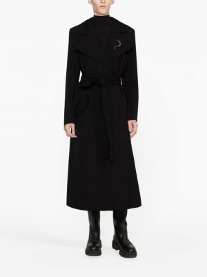Vilnonis paltas Chloé juoda