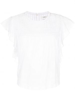 Ruffle topp Isabel Marant étoile hvit