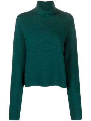 Sweter z wełny merino Christian Wijnants zielony