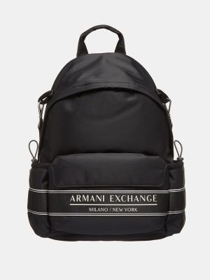 Mochila con bolsillos Armani Exchange negro