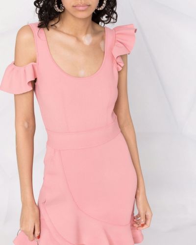 Sukienka mini Alexander Mcqueen różowa
