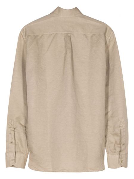 Lininė marškiniai Tom Ford smėlinė