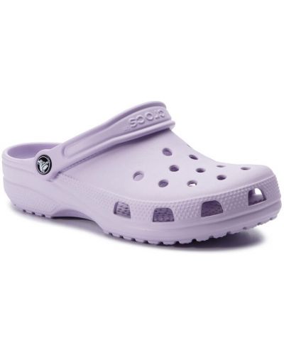 Șlapi Crocs violet