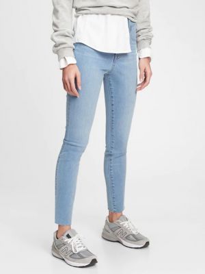 High waist skinny jeans Gap blau