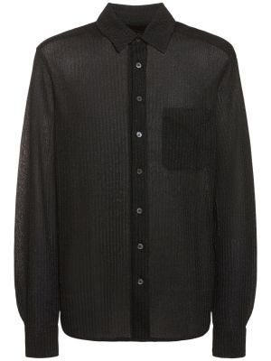 Koszula z wiskozy Missoni czarna
